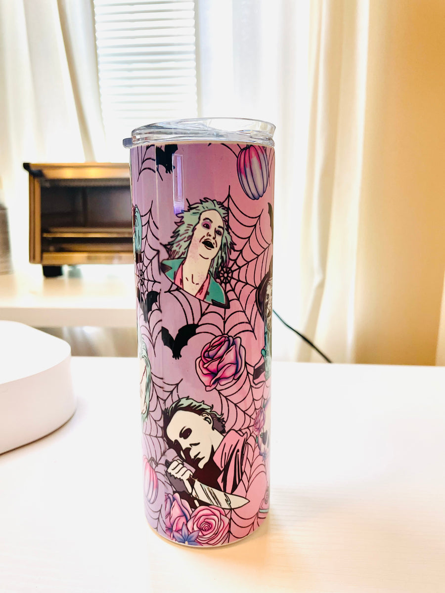 Pink Halloween 20oz Skinny Tumbler – Shanna Elizabeth Designs