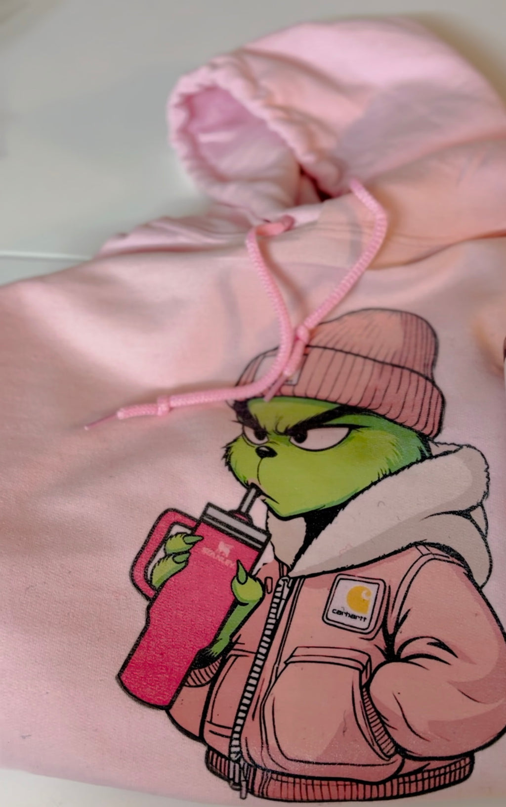 Grinch Babe Hoodie.