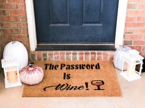 The Password Is Wine