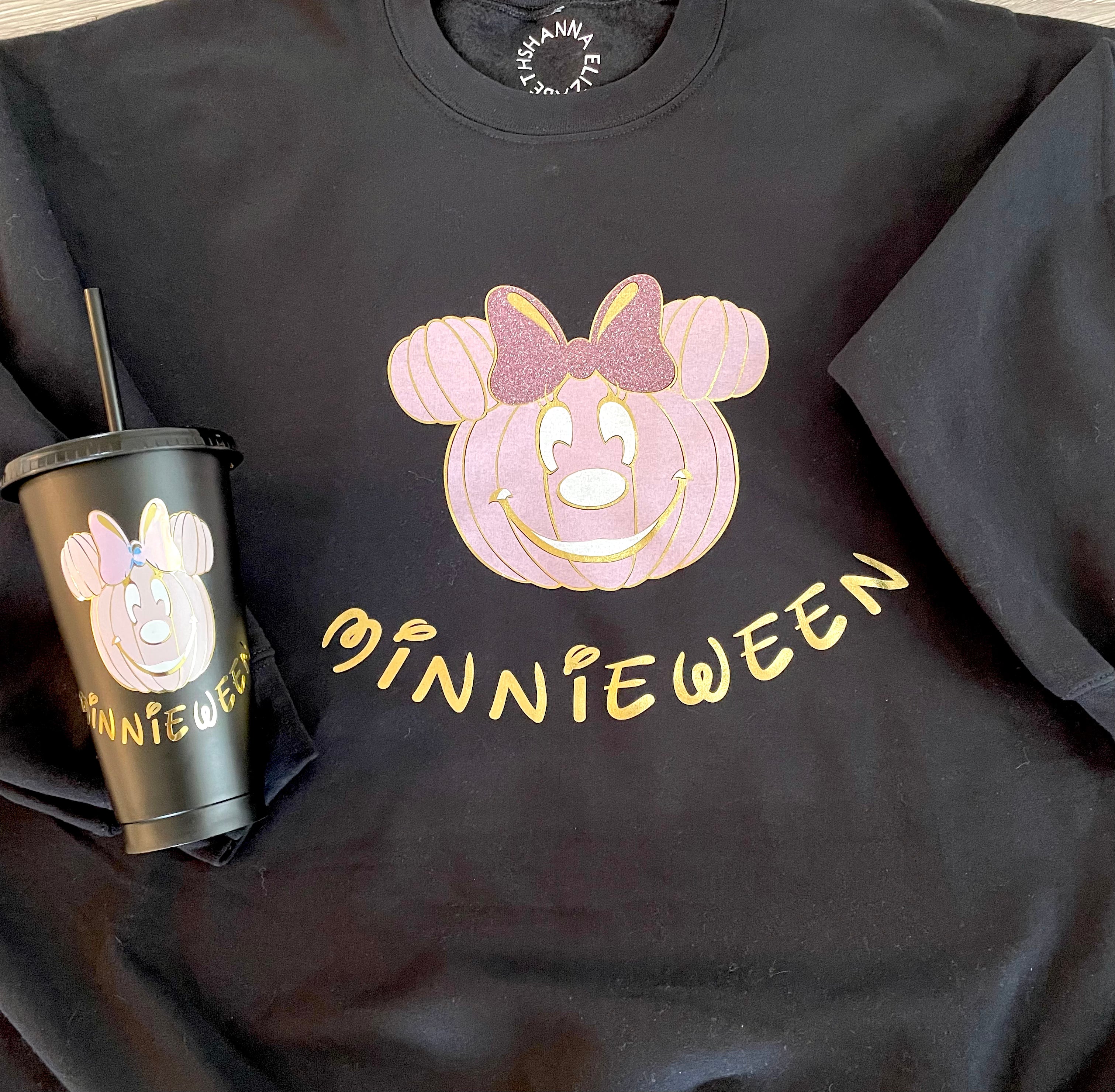 MinnieWeen Sweatshirt/Cup Set
